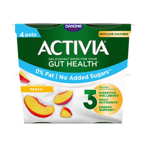 Activia Peach Gut Health Yoghurt 115g