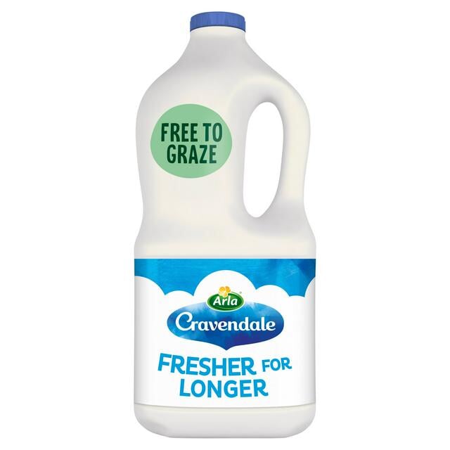 Arla Cravendale Filtered Fresh Whole Milk 2L x 2