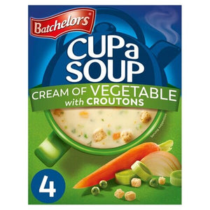 Bachelor's Cup A Soup Cream of Vegetable 4 Packs