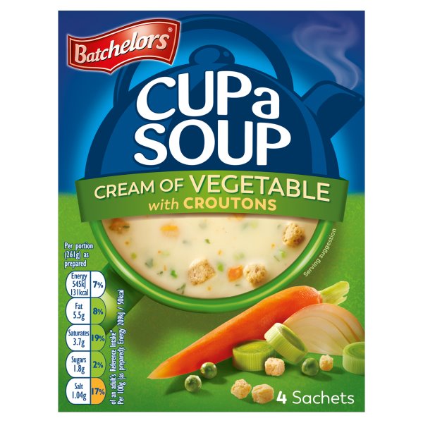 Batchelors Cup a Soup Cream of Vegetable 30.5g