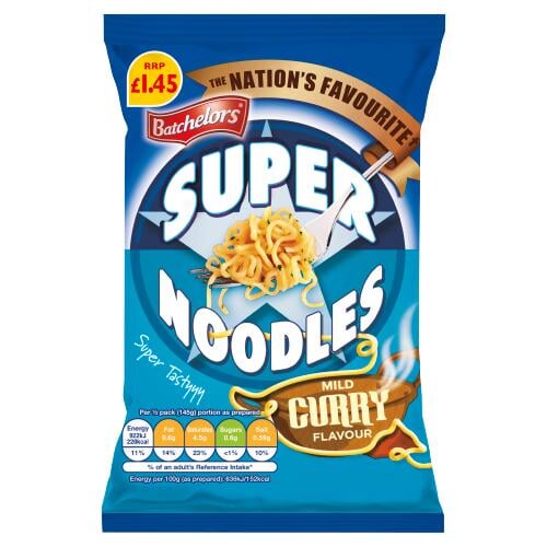 Batchelors Super Noodles Mild Curry 90g