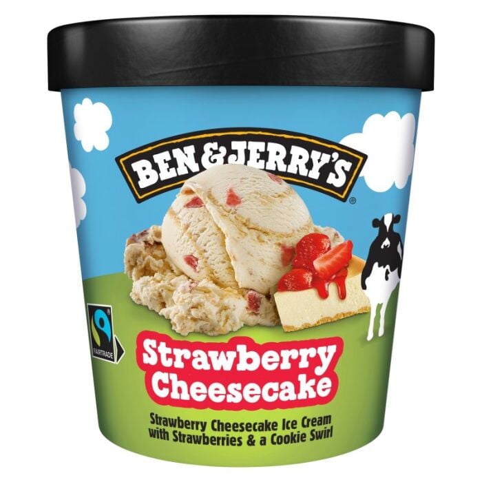 Ben & Jerry's Strawberry Cheesecake Ice Cream 465ml