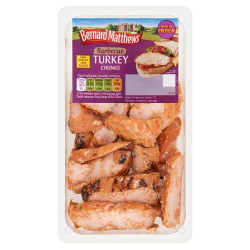 Bernard Matthews Turkey Breast Chunks hickory BBQ 90g