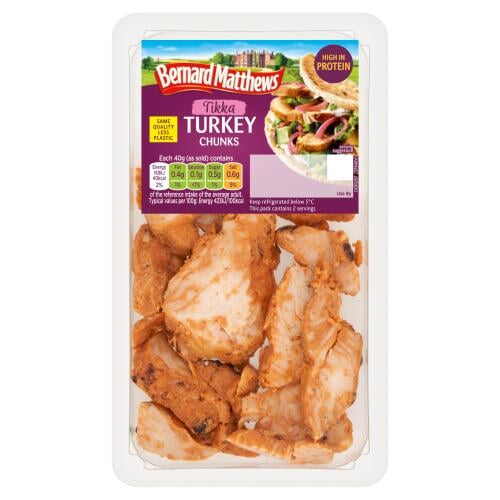 Bernard Matthews Turkey Breast Chunks Tikka 90g