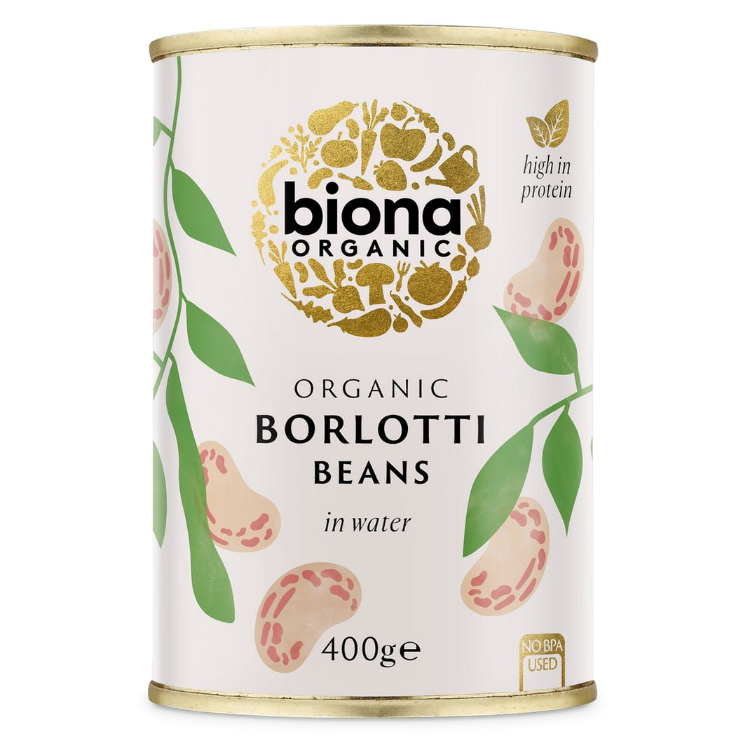 Biona Organic Borlotti Beans 400g