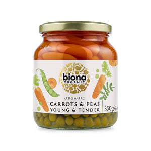 Biona Organic Carrots and Peas 350g