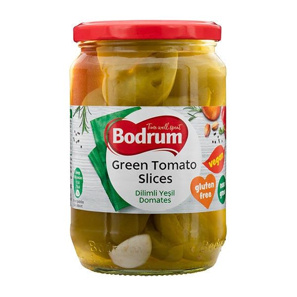 Bodrum Green Tomato Slices 1580g