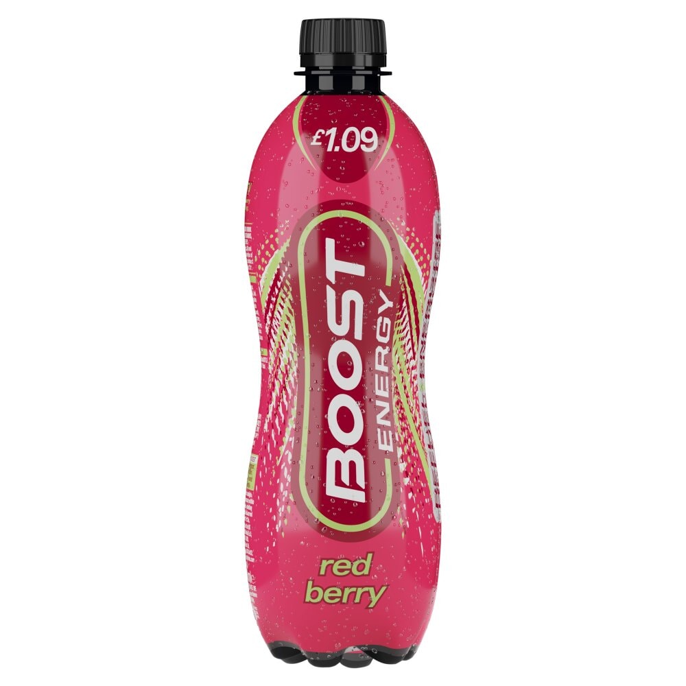 Boost Energy Drinks Red Berry 500ml