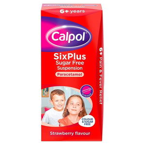 Calpol SixPlus Suspension Strawberry 80ml