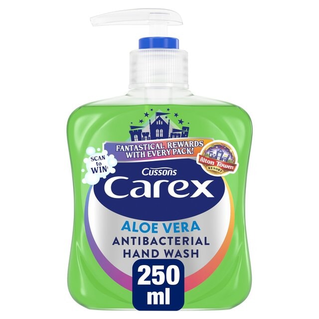 Carex Aloe Vera Antibacterial Hand Wash 250ml