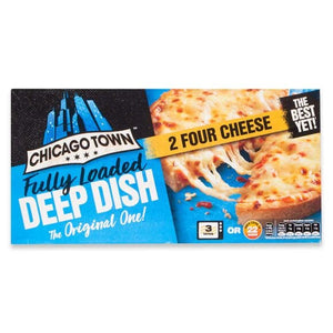 Chicago Town Fully Loaded Deep Dish Four Cheese Pizzas 2 x 155g (310g)