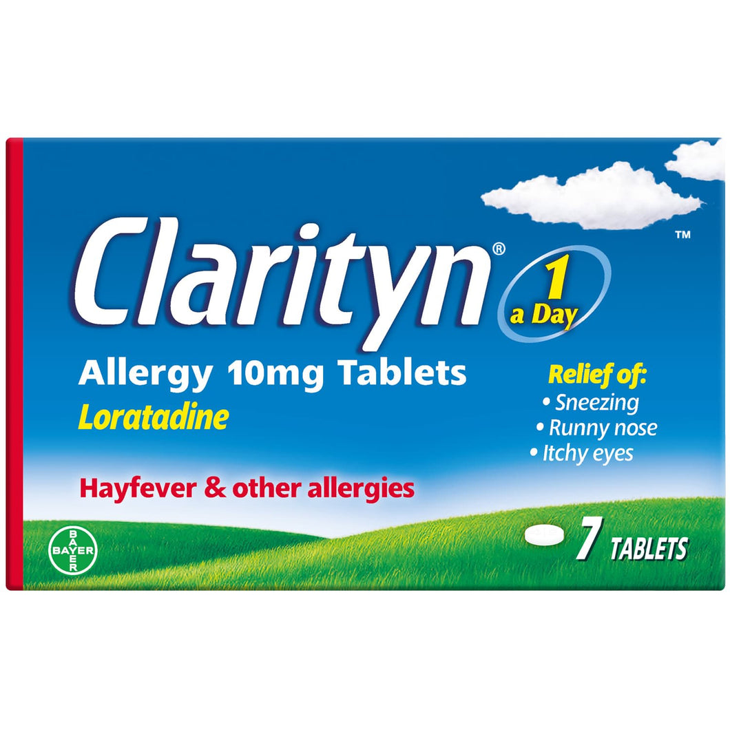 Clarityn Allergy 10mg Tablets, 7 Tablets