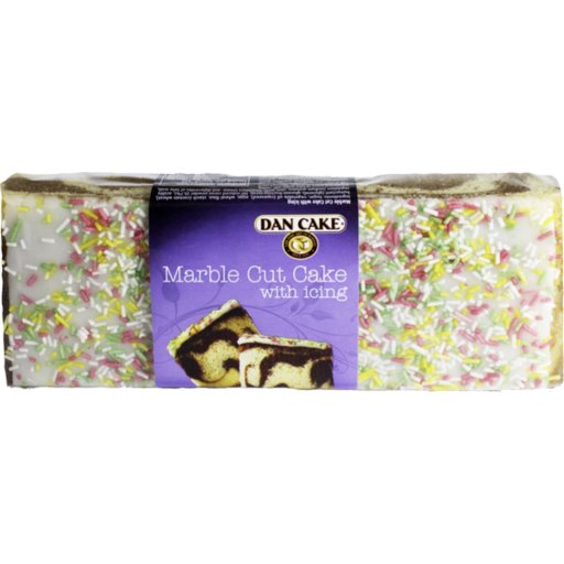 Dan Cake Marble Cut Cake With Icing 350g