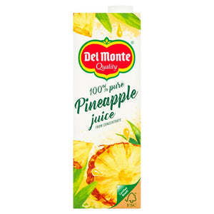 Del Monte 100% Pure Pineapple Juice 1L