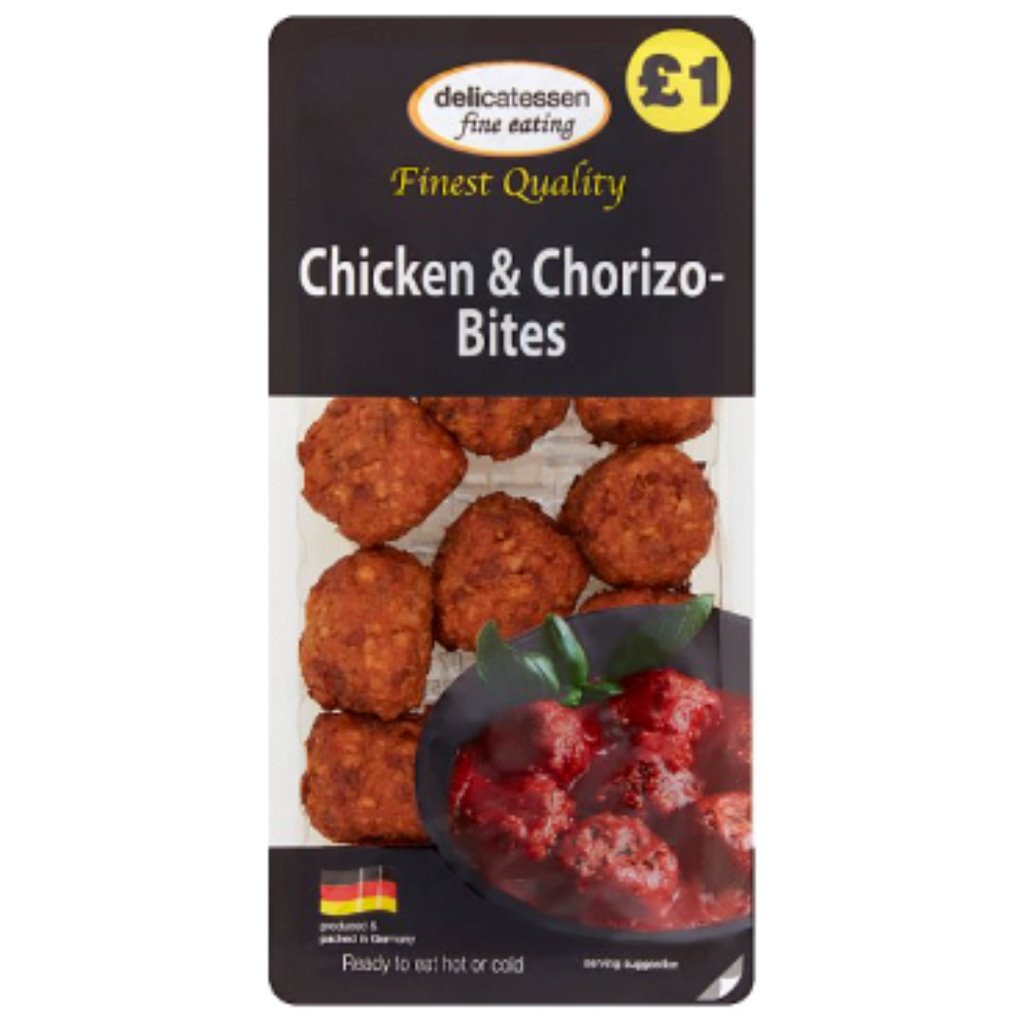 Delicatessen Fine Eating Chicken & Chorizo-Bites 200g