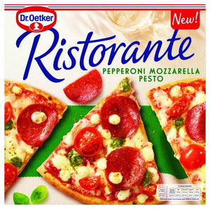 Dr Oetker Ristorante Pepperoni Mozzarella Pesto Pizza 360g