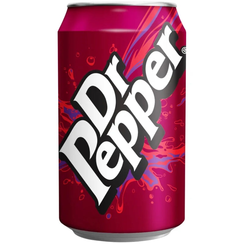 Dr Pepper Soft Drink Can 330ml