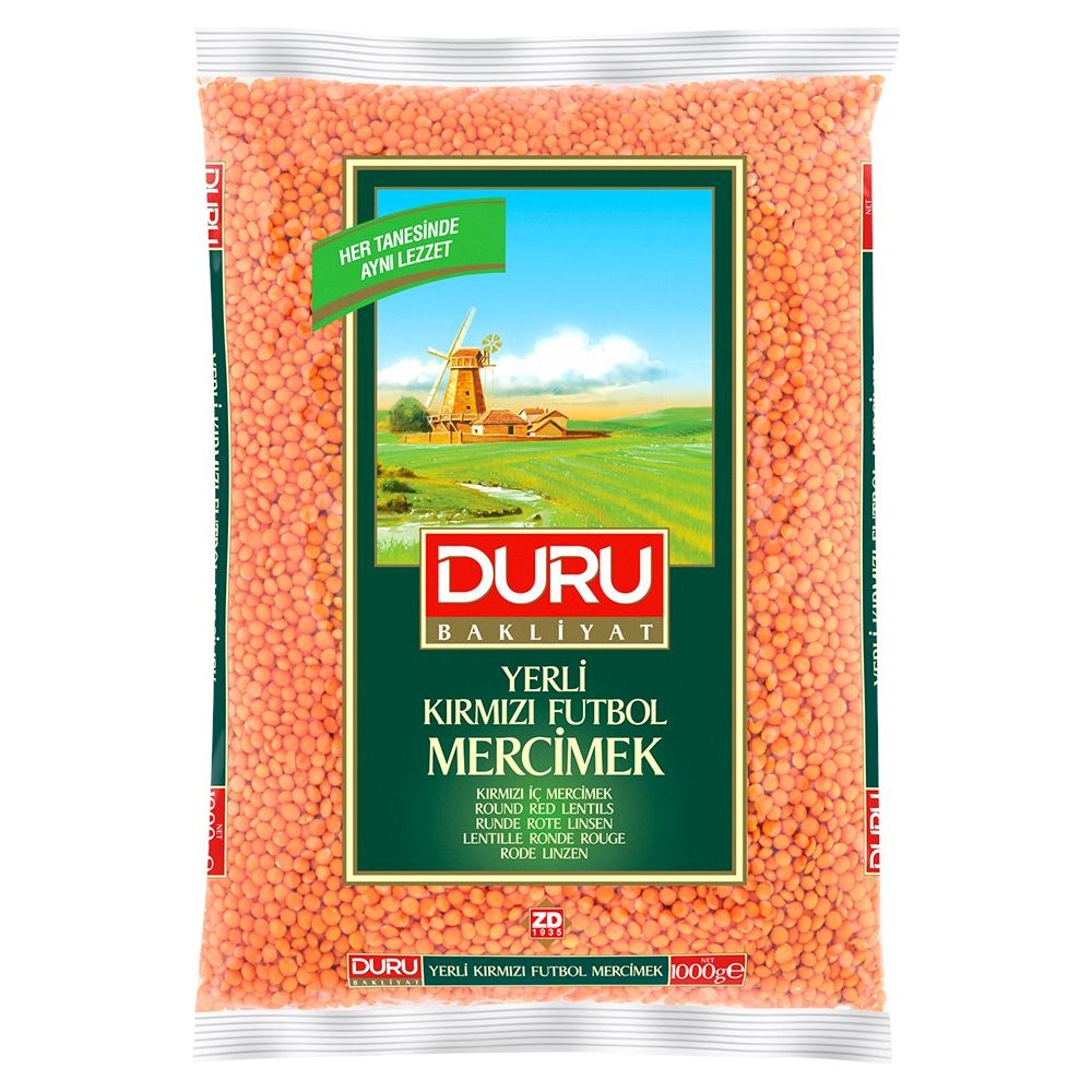 Duru Round Red Lentils 1000g