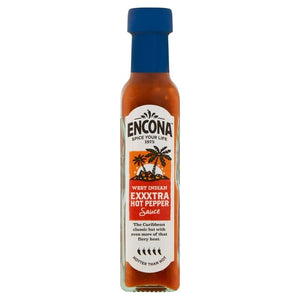 Encona Extra Hot West Indian Hot Pepper Sauce  220ml