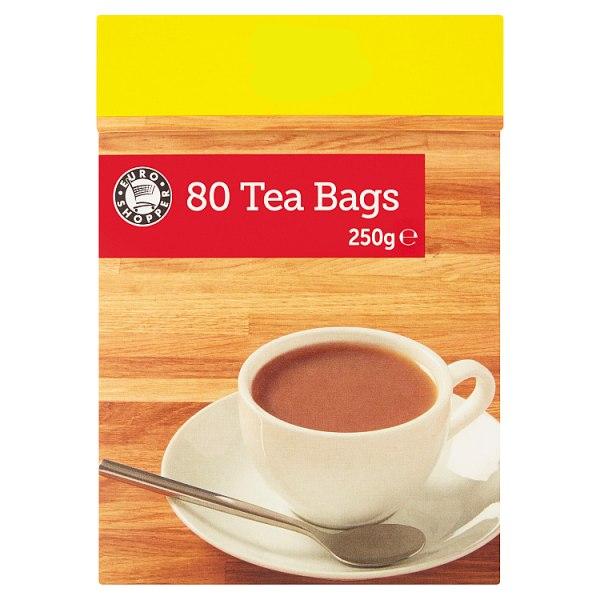 Euro Shopper 80 Tea Bags 250g