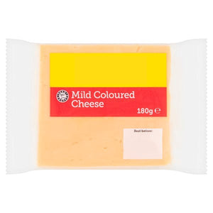 Euro Shopper Mild Coloured Cheese 180g