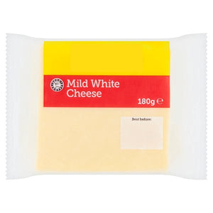 Euro Shopper Mild White Cheese 180g