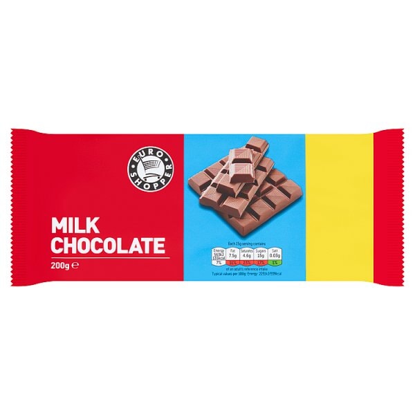 Euro Shopper Milk Chocolate 200g