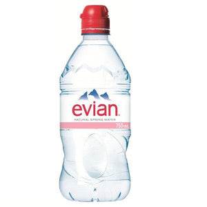 Evian Sports Cap 750ml