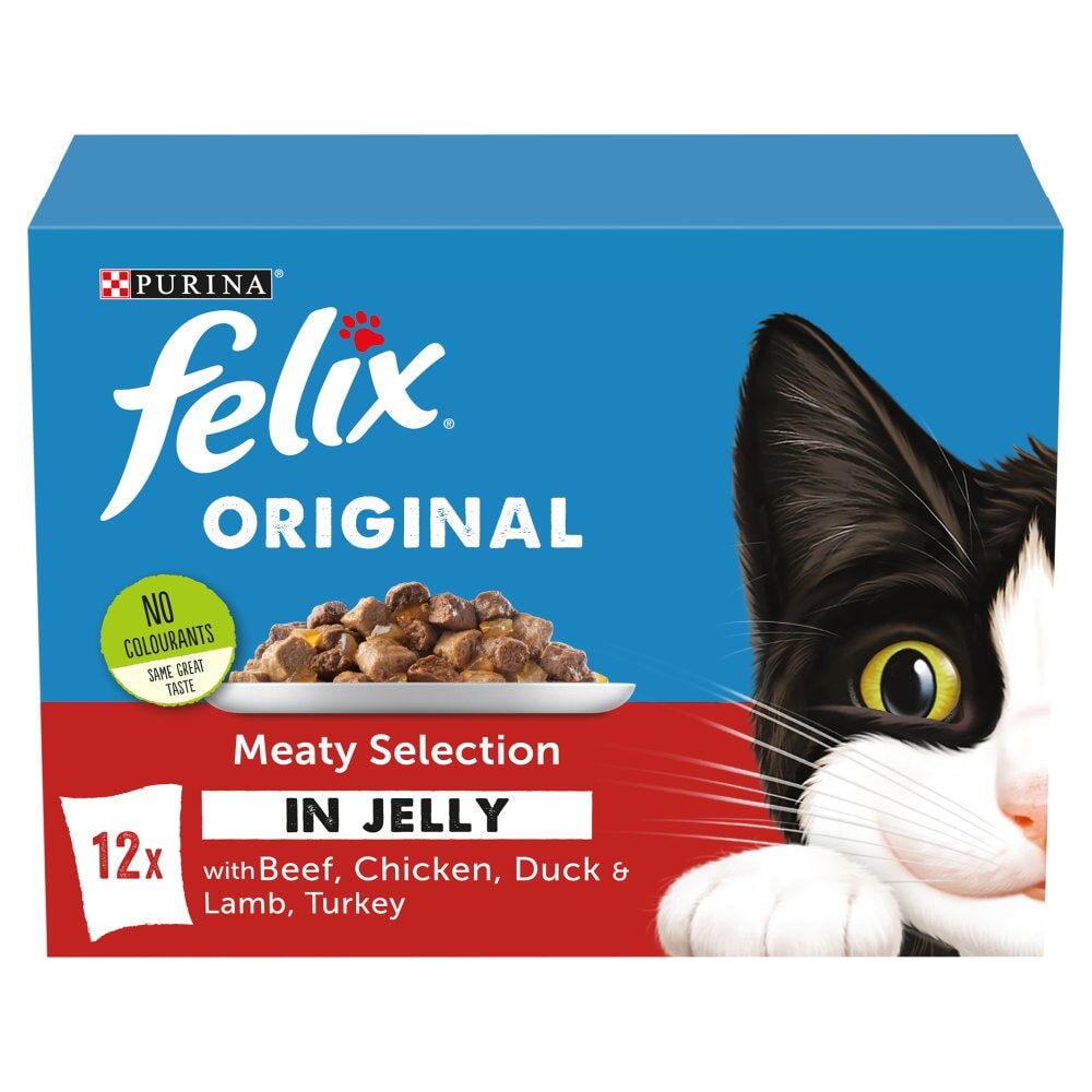 Felix Original Meaty Selection in Jelly 12 x 100g