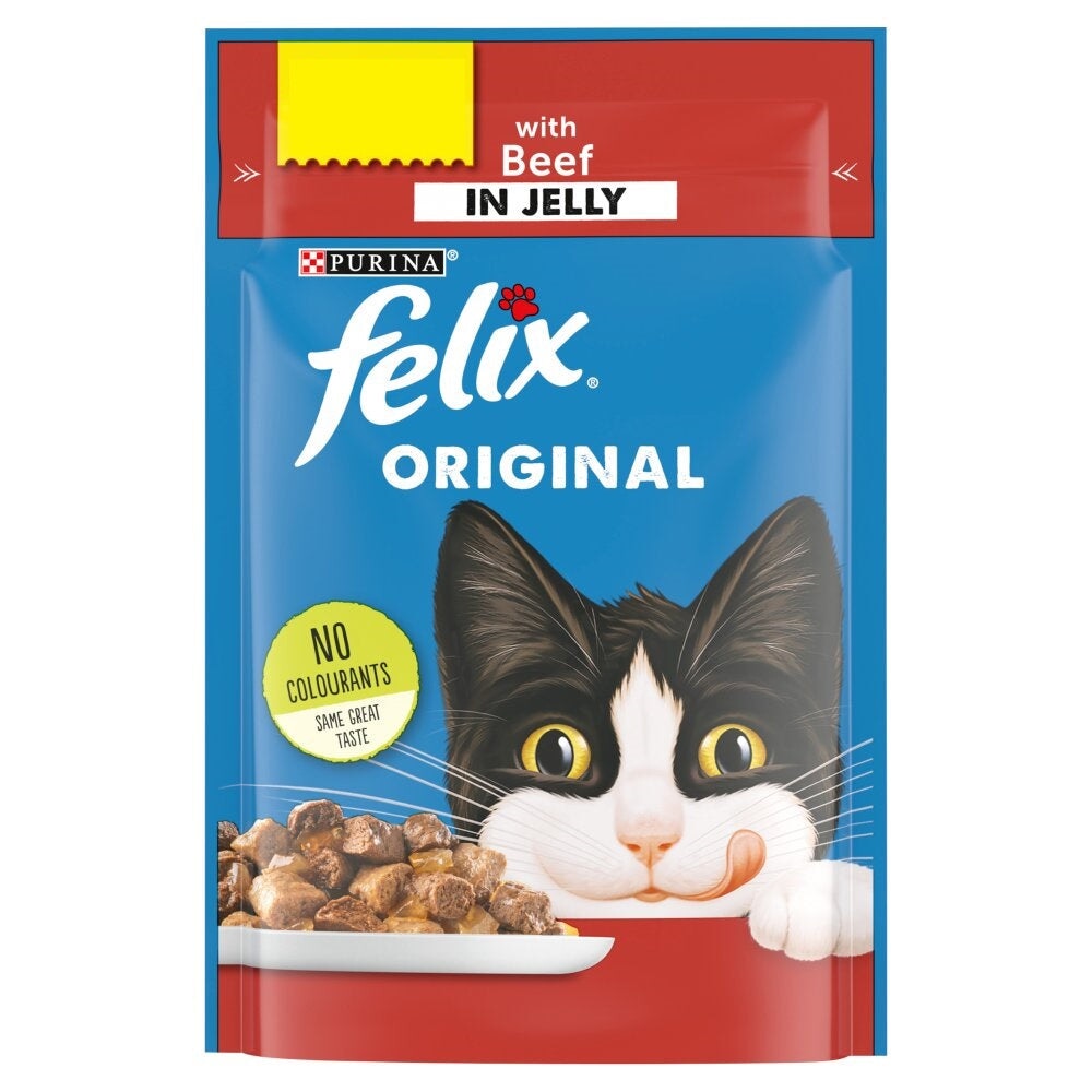 Felix Original with Beef in Jelly 3 x 100g