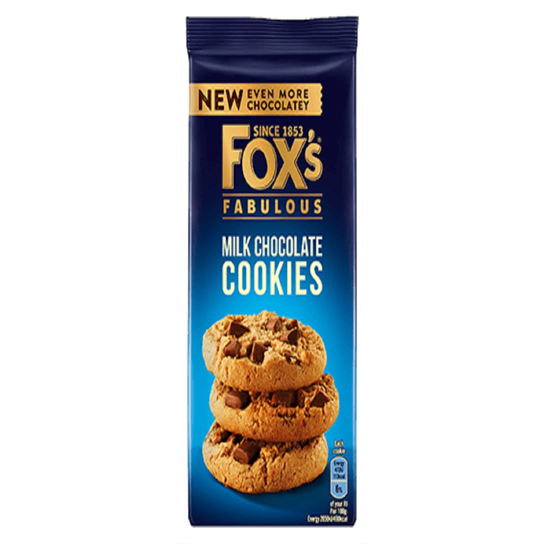 Fox's Fabulous Milk Chocolate Cookies 180g