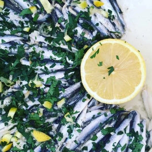 Fresh Anchovies with parsley & garlic 200 - 300g