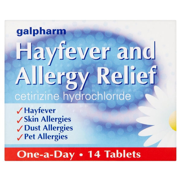 Galpharm Hayfever & Allergy CetirizineTablet 14's