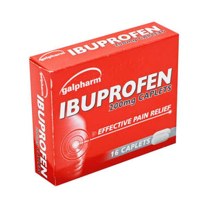 Galpharm Ibuprofen 200mg Caplets 16's