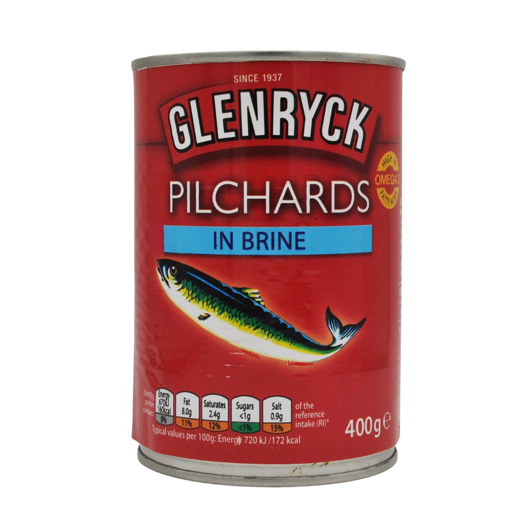 Glenryck Pilchards In Brine 400g