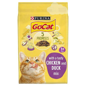 Go-Cat with a Tasty Chicken and Duck Mix Cat Food 1+ Years 340g