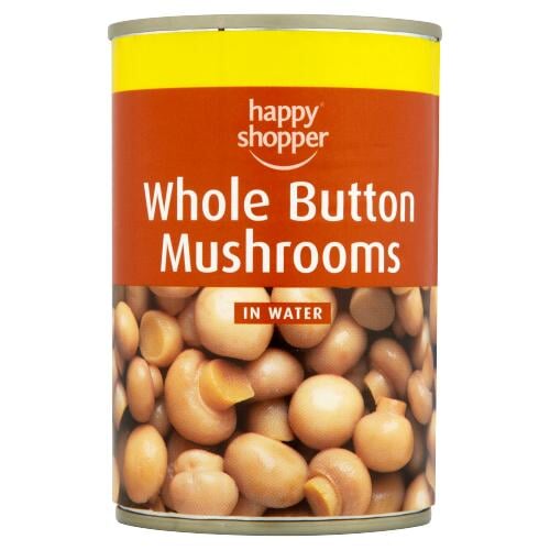 Happy Shopper Whole Button Mushrooms in Water 285g