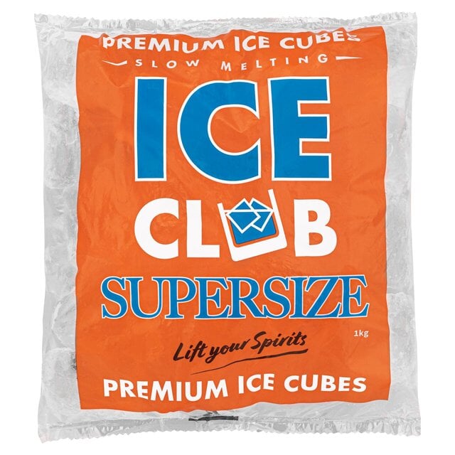 Ice Club Supersize Premium Ice Cubes 1kg