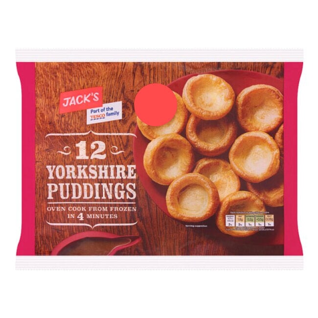 Jack's 12 Yorkshire Puddings 185g