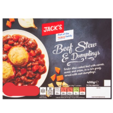 Jack's Beef Stew & Dumplings 400g x 2