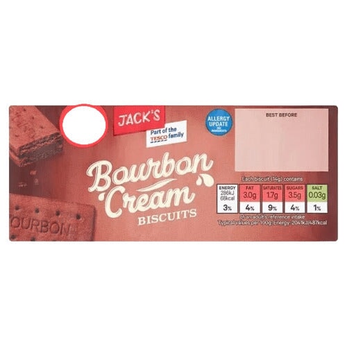 Jack's Bourbon Cream Biscuits 150g