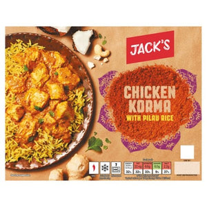 Jack's Chicken Korma with Pilau Rice 400g