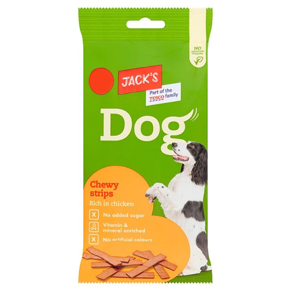 Jack s Dog Chewy Strips 180g