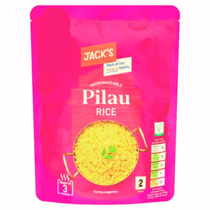 Jack's Microwaveable Pilau Rice 250g