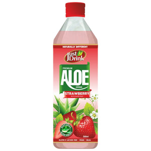 Just Drink Aloe Strawberry 500ml