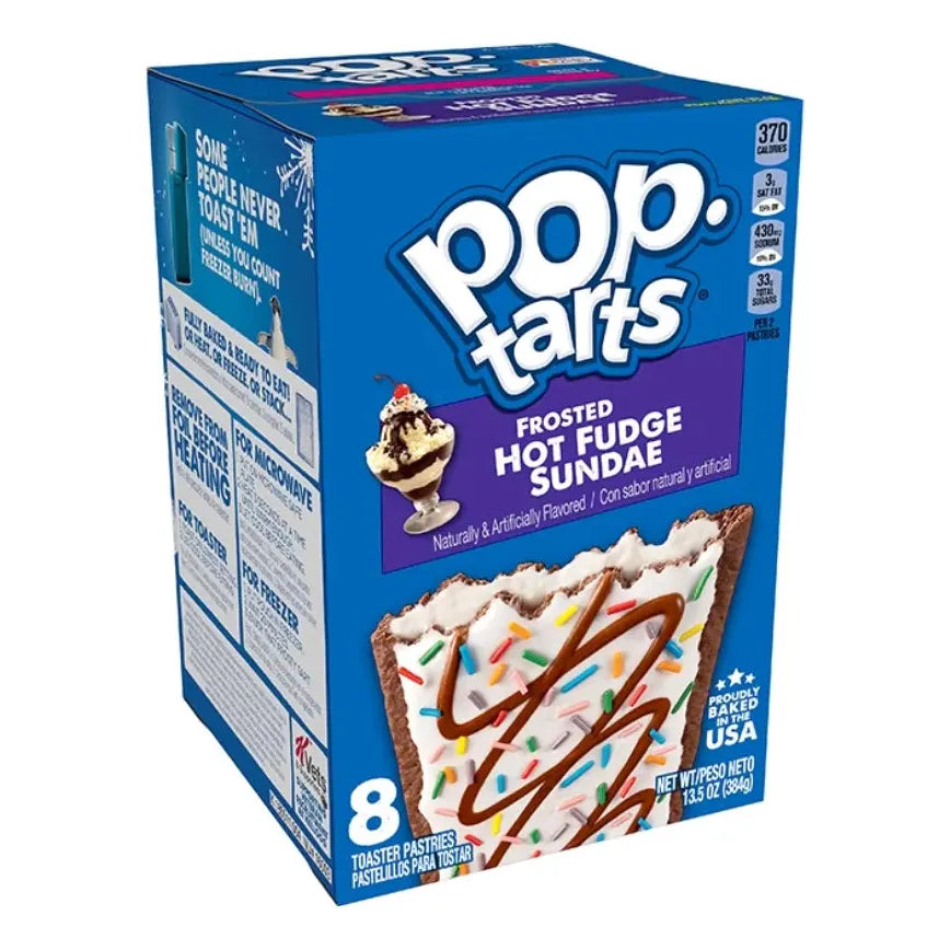 Kellogg's Pop Tarts Frosted Hot Fudge Sundae Flavour 8x