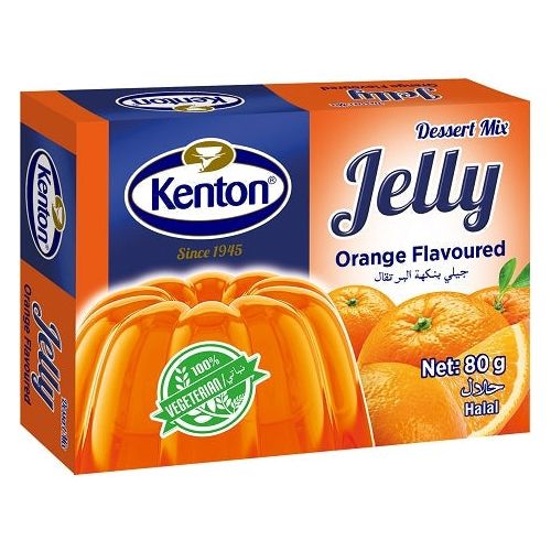 Kenton Jelly Orange Flavoured 80g