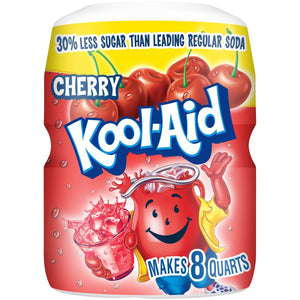 Kool-Aid Sugar-Sweetened Cherry Artificially Flavored Powdered Soft Drink Mix 19oz