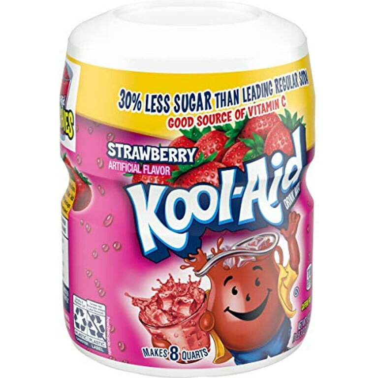 Kool-Aid Sugar Sweetened Strawberry Artificially Flavored Powdered Drink Mix 19oz