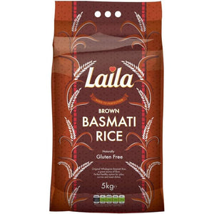 Laila Brown Basmati Rice 5kg